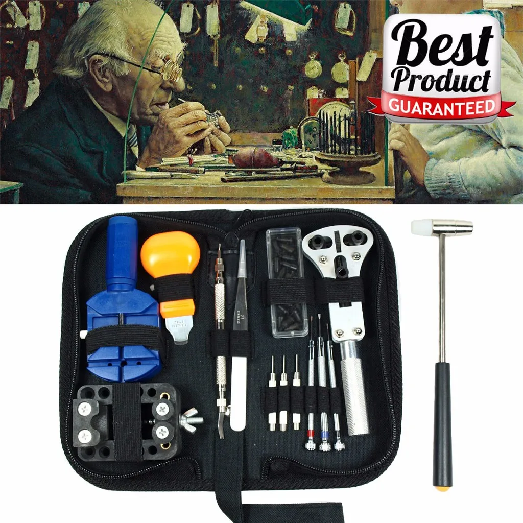 

Watch Repair Tool Kit Case Opener Band Link Pin Remover Watchmaker horloge gereedschap Watches Tools for fossil rolex_watch