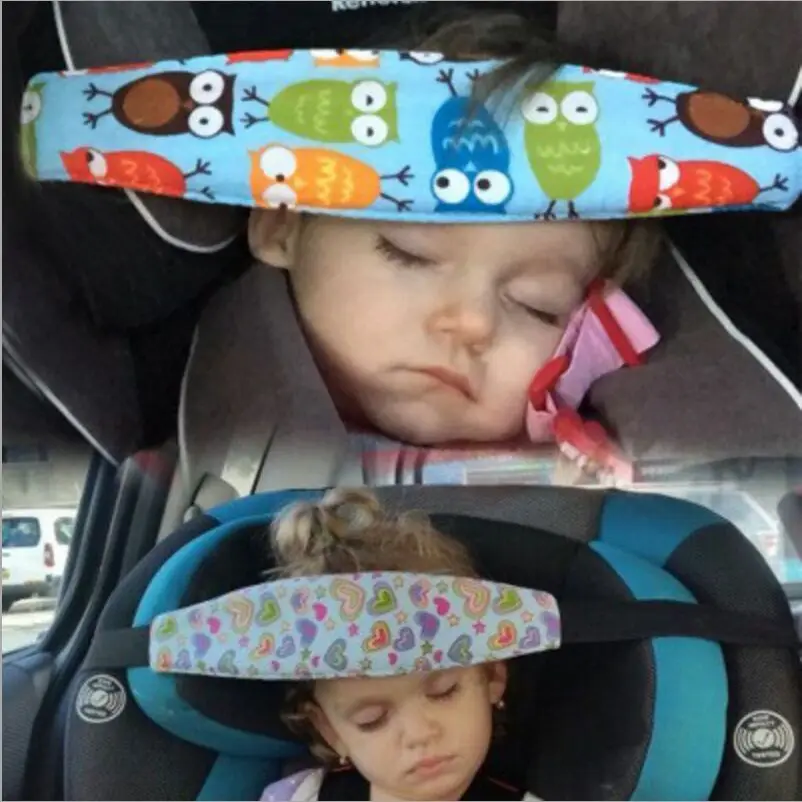

AMISSA Infant Baby Pillow Children Belt Fastening Belt Adjustable Playpens Sleep Positioner Baby Car Seat Head Support