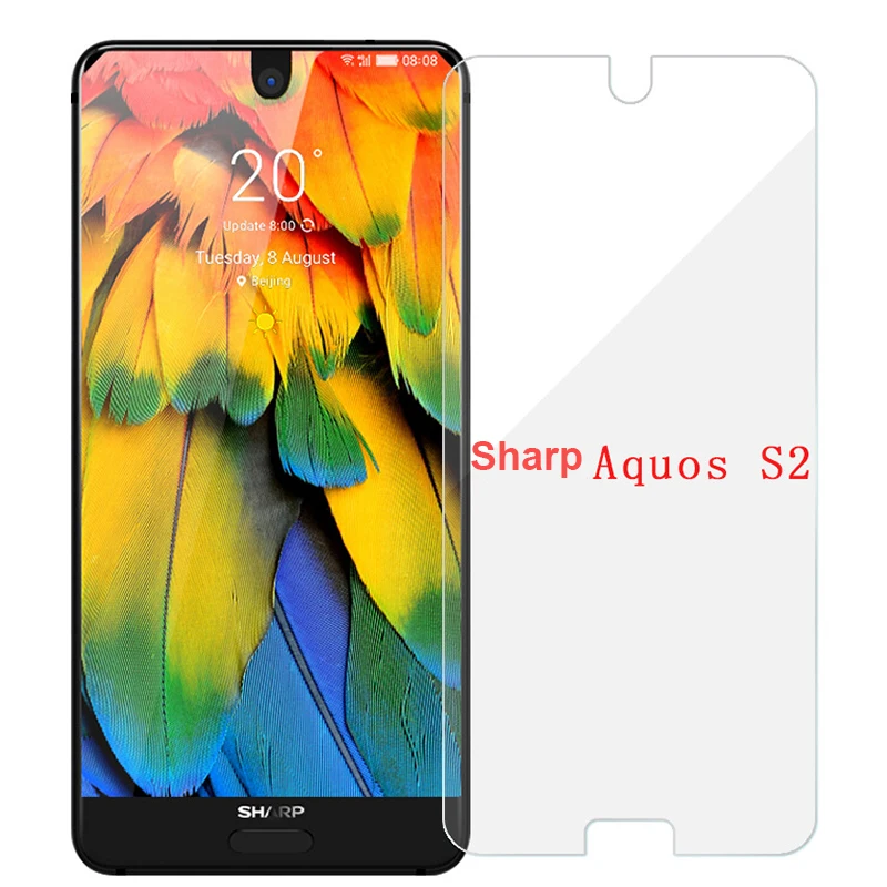 

For Sharp Aquos S2 Glass Ultra-Thin Transparent Tempered Glass Film For Sharp Aquos Z2 Screen Protector Easy To Install Film