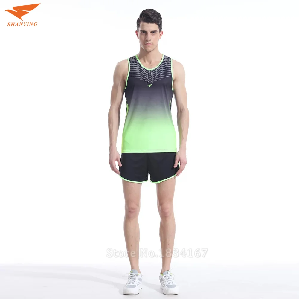 Комплекты для бега мужские спортивные костюмы спортивный марафон свободная
