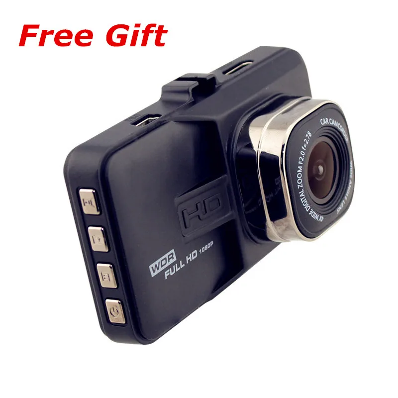 Free Gift Ultra Wide Angle Lens Car DVR font b Camera b font 1080P LCD Video