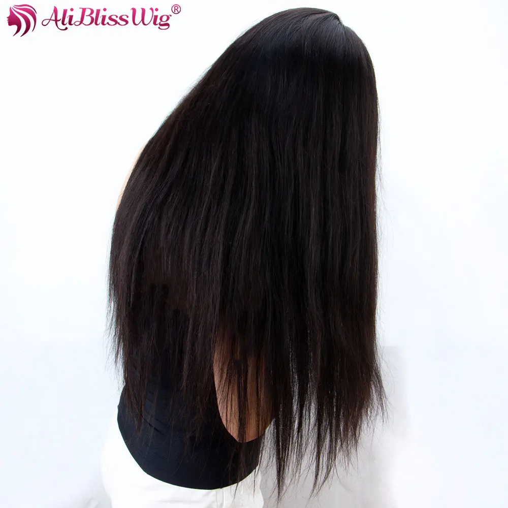 360 Lace Frontal Wig Straight 130% 150% 250 Density Lace Front Human Hair Wigs For Black Women Brazilian Remy Hair Aliblisswig (4)