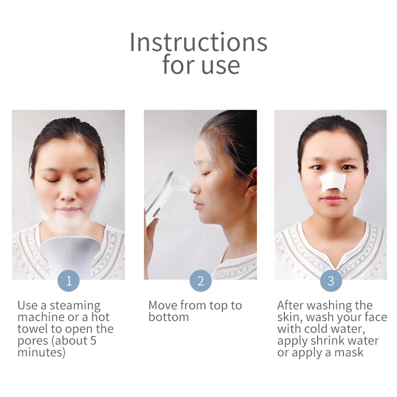Níveis de Cravo Cuidados com a Pele Rosto Poros Profundos Limpador Acne Espinha Remoção Vácuo Pressão Negativa Facial Diamante Beleza 4 Ponta 6 27 remoção vácuo pressão negativa facial diamante beleza 4 ponta