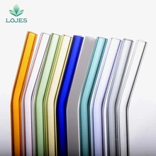 10 шт. стеклянная соломинка+ 2 чистящие щетки Pipet экологическое стекло для здоровья ребенка питьевые соломинки пипетки питьевые соломинки экологически чистые