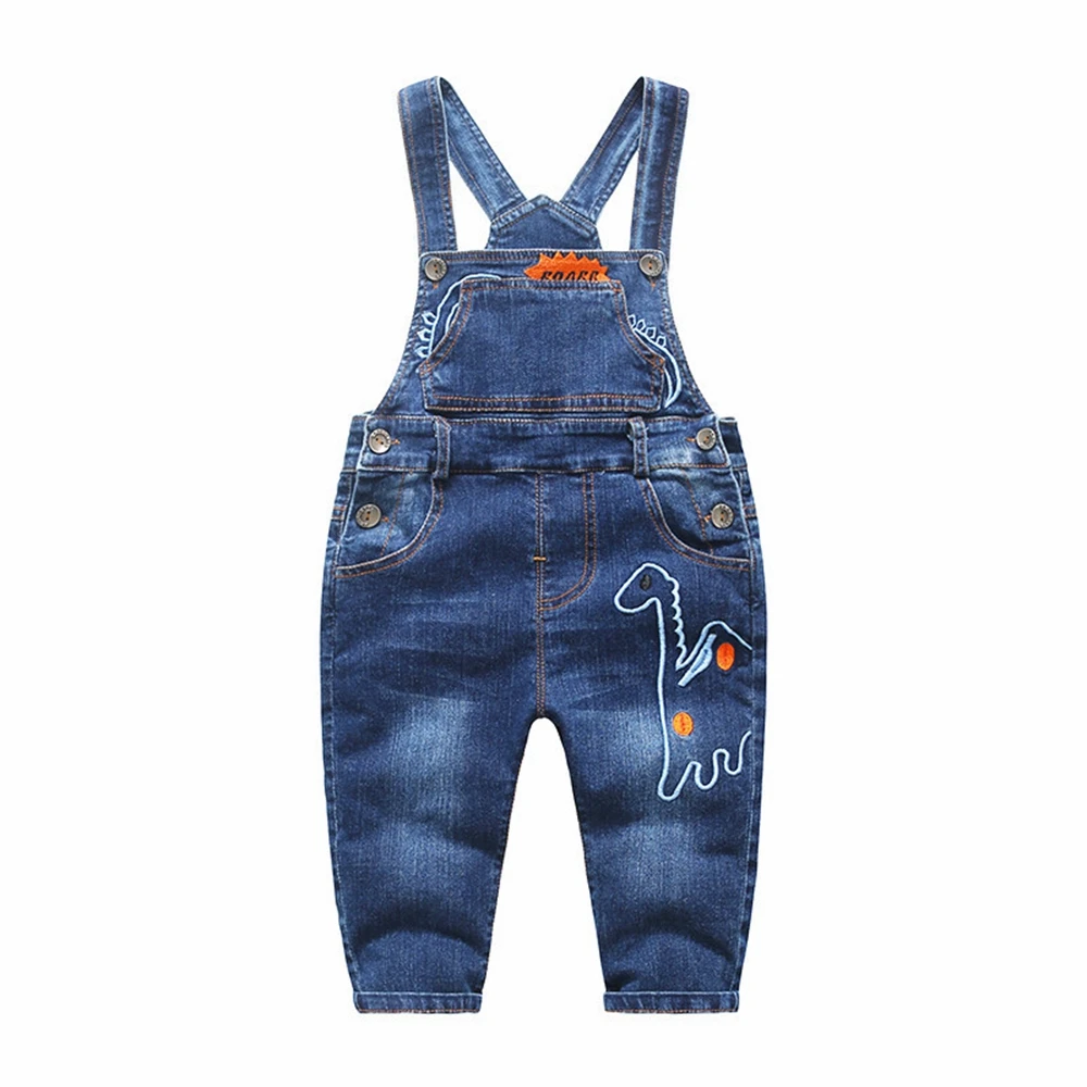 Baby Overalls Spring Autumn Kids Pants Overalls Girls Boys Dinausal