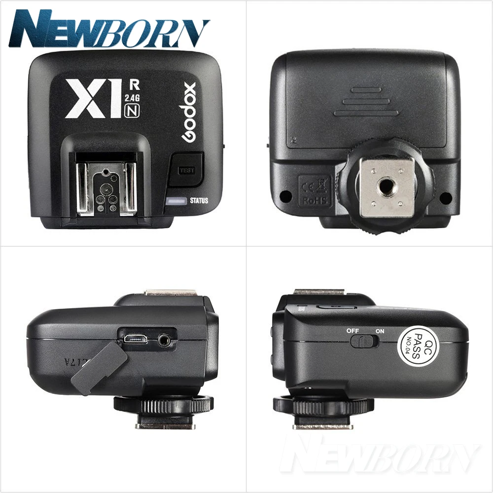Триггер вспышки GODOX X1N TTL 2 4G беспроводной X1T N передатчик + X1R приемник для Nikon D800 D3X D3