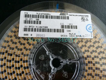 

TAJD107K020RNJ CAP TANT 100UF 20V 10% 2917 Tantalum Capacitors D type 50pcs