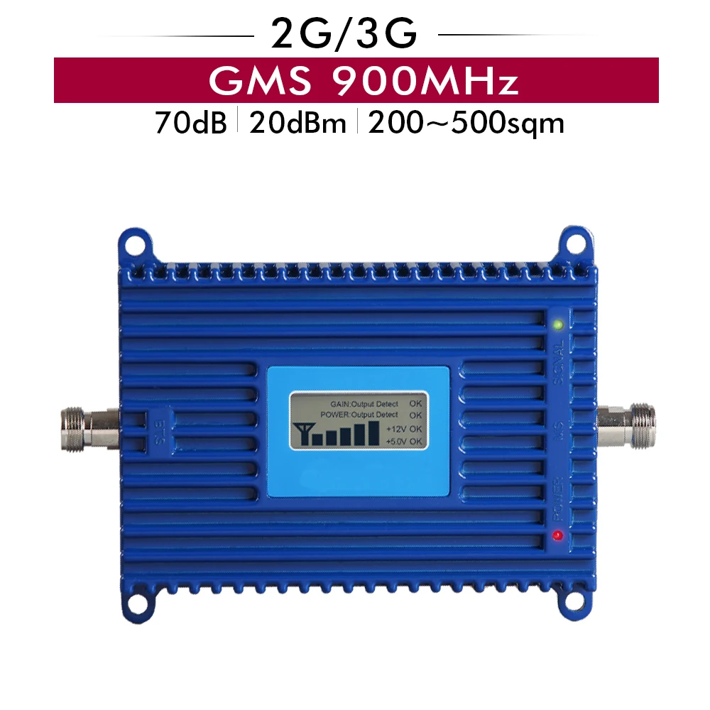 70dB усиления 20dBm 2G GSM 900 мобильный усилитель сети МГц Сотовая связь сигнала репетир