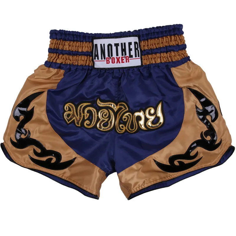 Men Boxing Pants Printing MMA Shorts Kickboxing Fight Grappling Short Muay Thai