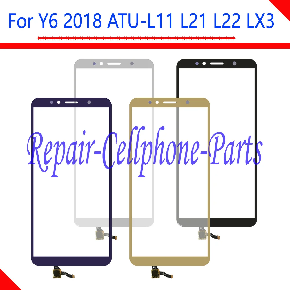 

5.7 inch New Touch Screen Digitizer Glass Lens For Huawei Y6 2018 ATU-L11 ATU-L21 ATU-L22 ATU-LX3 Free Shipping