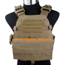 TMC штурмовая пластина Перевозчик Cordura Coyote коричневый военный страйкбол тактический MOLLE жилет(SKU050444