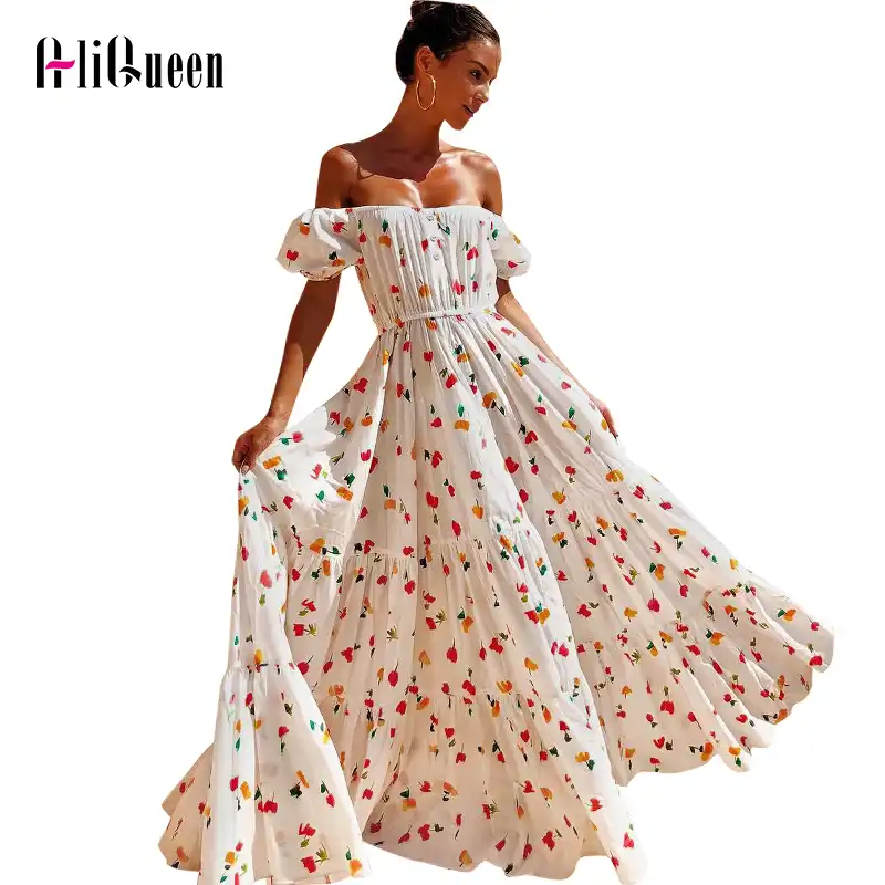 strapless boho maxi dress