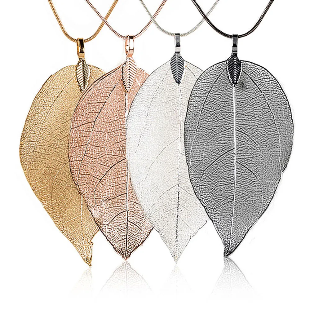 

Necklace for Women Special Leaves Leaf Sweater Pendant Necklace Ladies Long Chain Fashion Jewelry Bohemian Choker Necklace #L3$