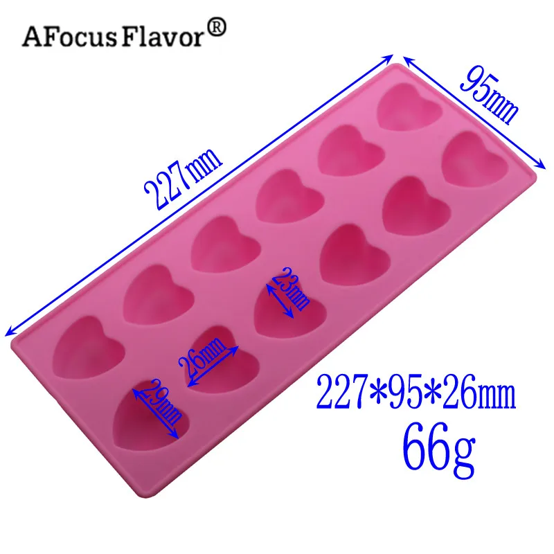 Силиконовая форма в форме сердца, шоколадный торт, мороженое, пудинг, печенье, мини-форма, помадка, глина, форма для выпечки