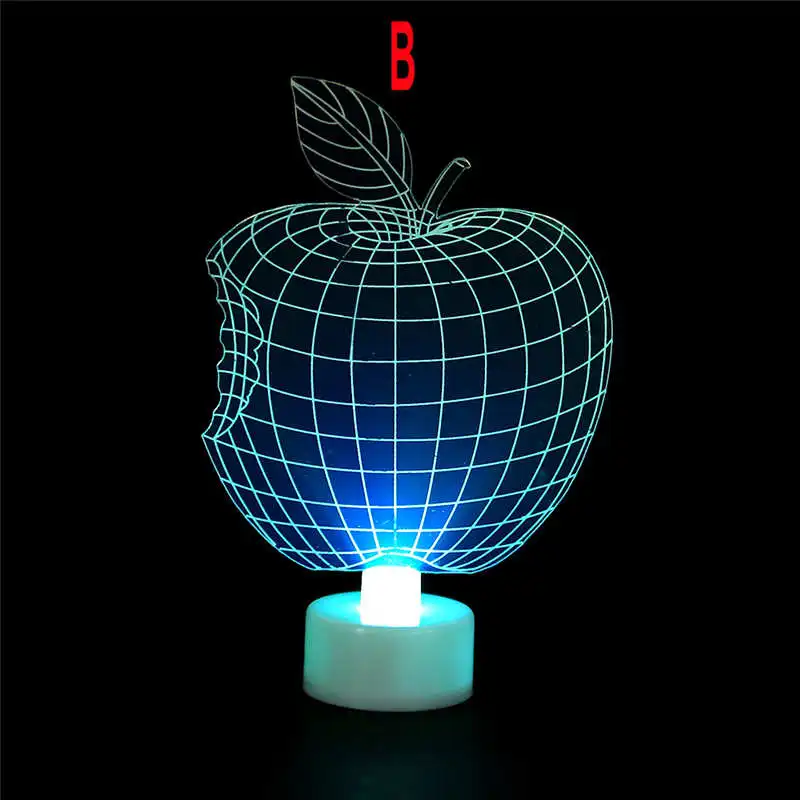 Christmas Creative Colorful Night Light Can Paste LED Decorative Wall Kids Gift for Home Christmas Party Decorations #2o29 (3)