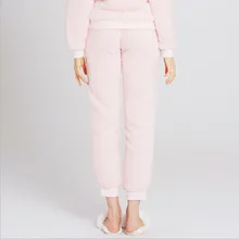 Милые женские брюки для сна; милые розовые брюки; удобные фланелевые короткие теплые удобные Элегантные Простые Длинные брюки для женщин