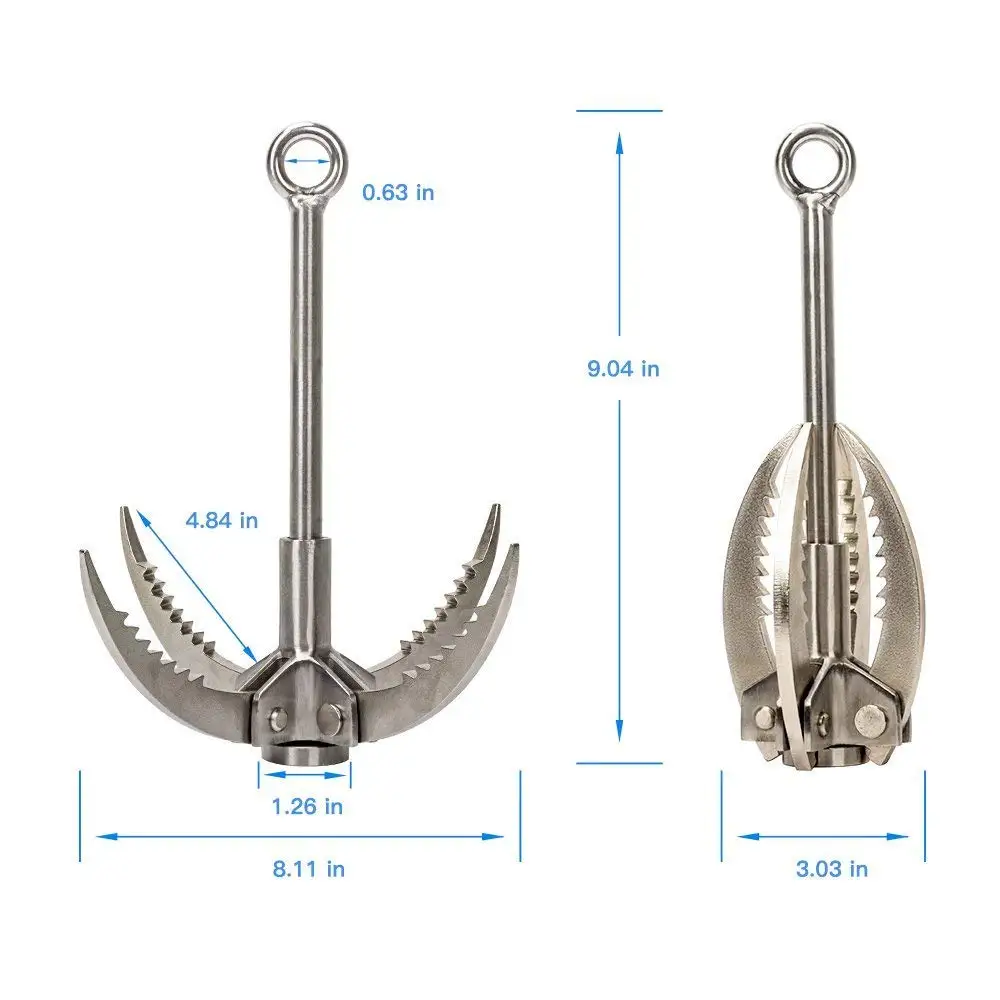Складной карабин для выживания, многофункциональный крючок из нержавеющей стали для кемпинга, пешего туризма, дерева, скалы, альпинизма