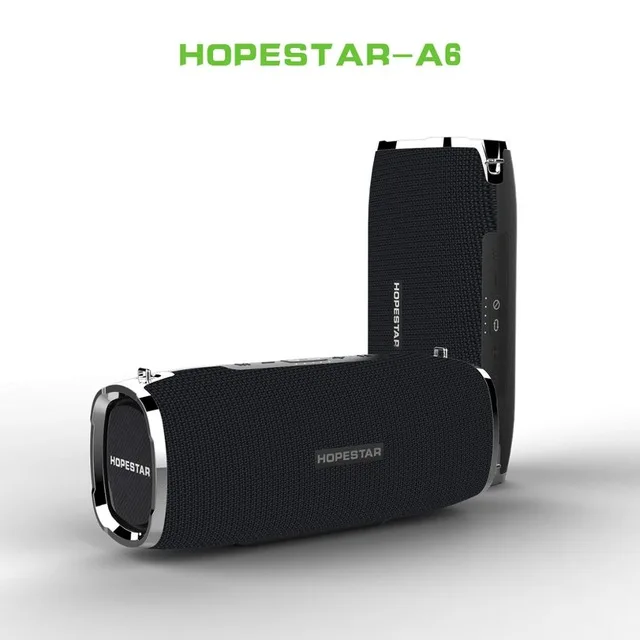 HOPESTAR A6 Портативный ремешок на открытом воздухе Водонепроницаемый Беспроводной Bluetooth стерео Динамик резонирующей коробки Bluetooth Динамик - Цвет: Black