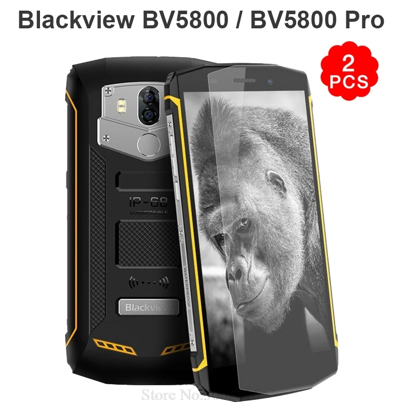 2 шт закаленное стекло для Blackview BV5800 IP68 Чехол 9H Взрывозащищенная Защита экрана для Blackview BV5800 Pro стеклянная пленка для телефона