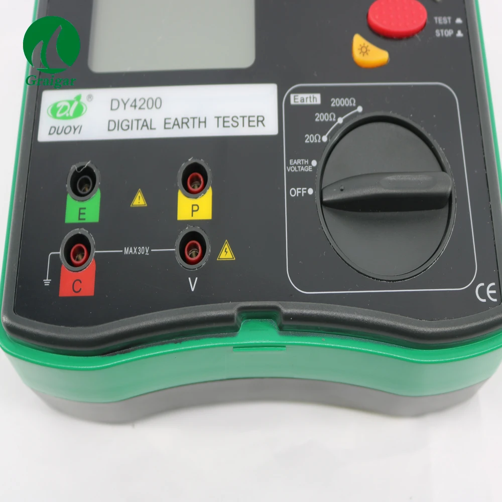 

Digital Ground Resistance Tester DY4200 Measurements from 0.01 ohm to 2000 ohm