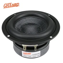 GHXAMP 4 Zoll Woofer Subwoofer Lautsprecher Einheit HIFI 4ohm 40W Fiberglas Woven Becken Tiefe Bass Loudspeaekr Große Magnetische 1PC