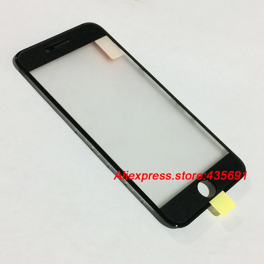 Передняя внешняя стеклянная линза с сенсорным экраном со средней рамкой и ока пленка в сборе для iPhone 7G 7 Plus+ набор отверток
