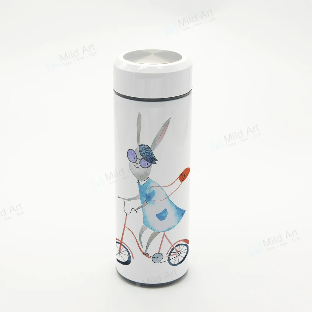 Preise Personalisierte Kawaii Sport Tiere Bär Reise Becher Edelstahl Thermische Vakuum Becher Schule Wasser Flaschen 350 ml Kinder Jungen Geschenke