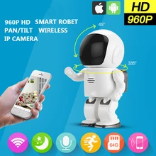 Maxde 960P HD 1.3MP Wireless Robot Camera Baby Monitor WIFI P/T Camera P2P Audio Surveillance Security Camera Remote Control