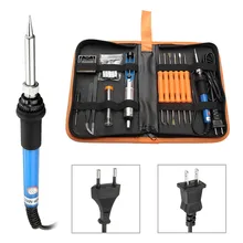 110 В/220 В 60 Вт Регулируемый Температура Сварочные припоя паяльник Tool Kit новое поступление