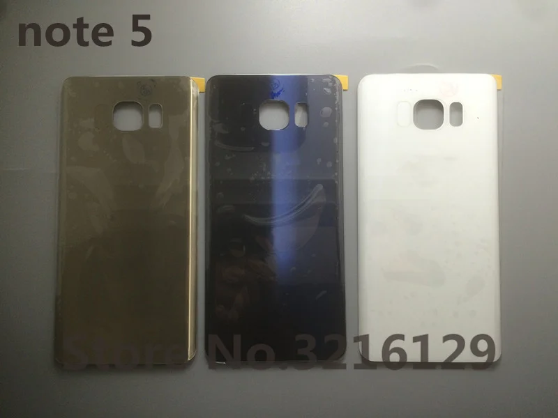 Оригинальная новая Замена для Samsung Galaxy Note 5 N920F N920T N920A N920 N9200 Задняя стеклянная