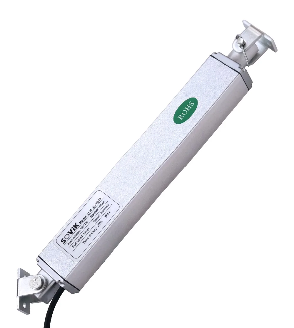 100mm 4 inch Stroke Mini Electric Linear Actuator 12V 24V DC 100N Max