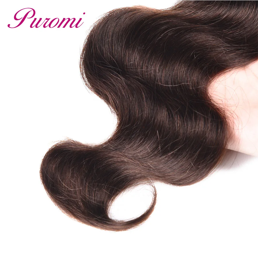 Puromi Hair Malaysian Body Wave Human Hair Extensions #2 Color 3/4 Bundles Remy Hair Bundles Dark Brown 10-24 Inches Puromi Hair Malaysian Body Wave Human Hair Extensions #2 Color 3/4 Bundles Remy Hair Bundles Dark Brown 10-24 Inches