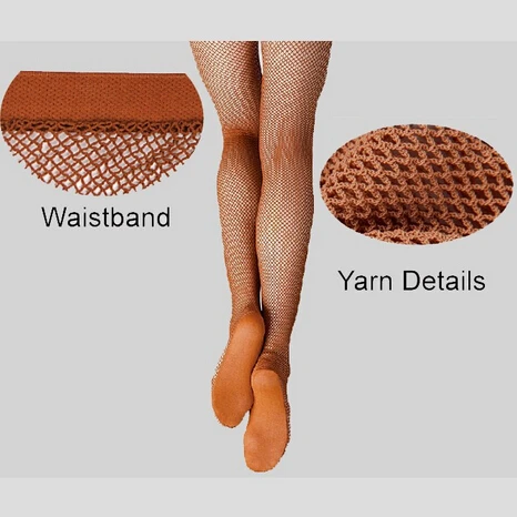 Hot Sale Discount Thick Hard Mesh Joined Yarn Stretch Professional Ballroom Latin Fishnet Dance Tights