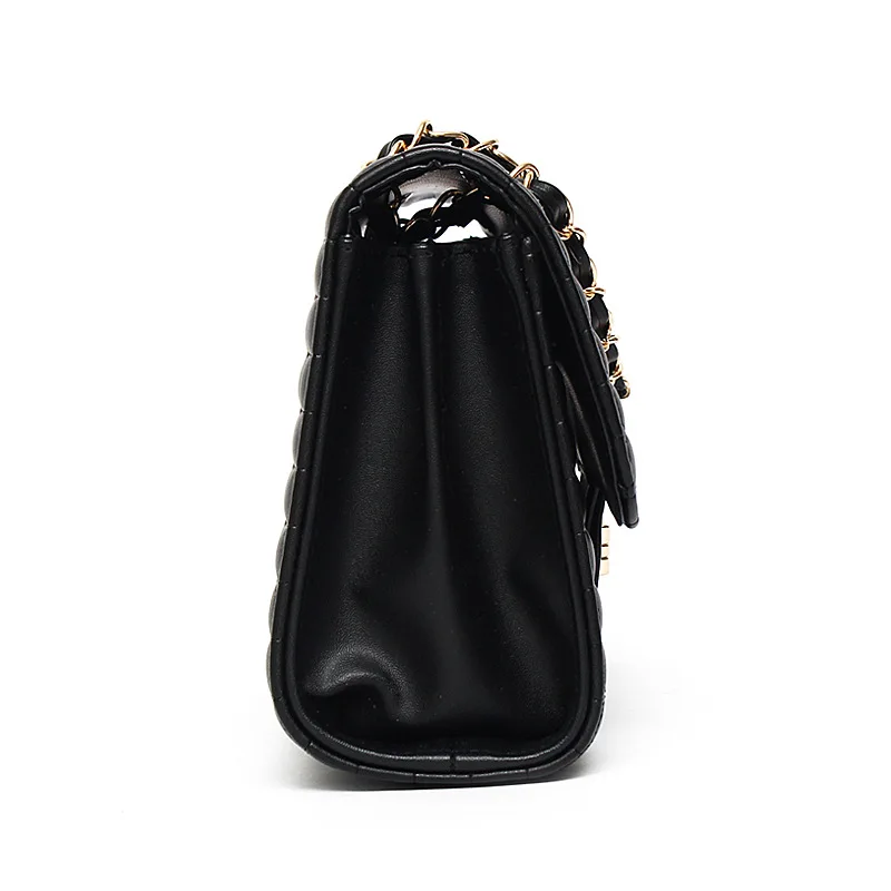الكلاسيكية الماس مبطن النساء Shouler حقيبة Crossbody سلاسل يد البسيطة كوريا حقيبة صغيرة الجلود الاصطناعية جديد وصول زز حقيبة
