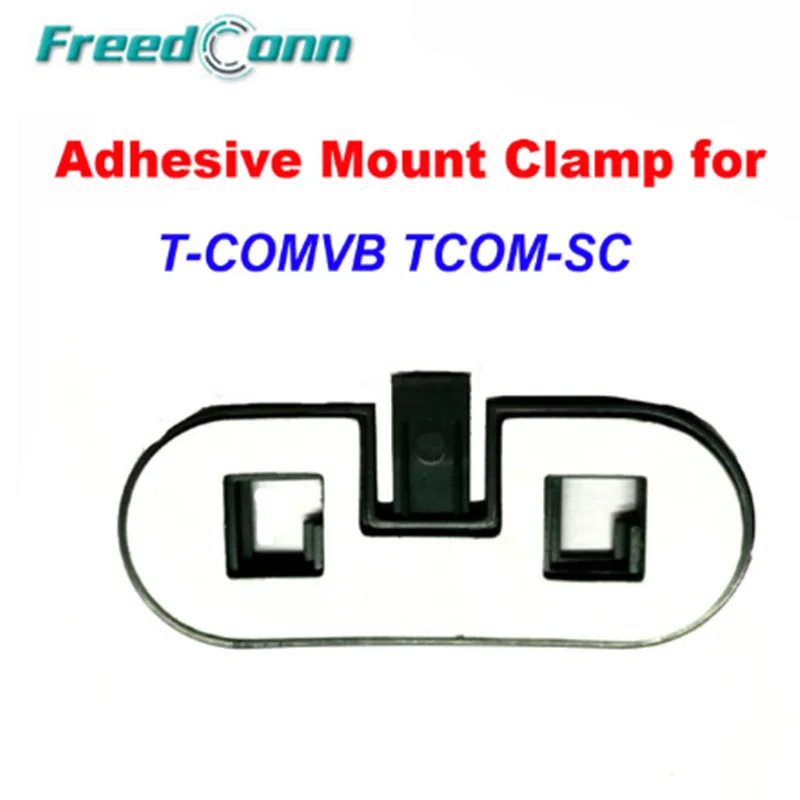 

Glued Adhesive Mount Base Holder Headset Clamp Clip for FreedConn T-COMVB TCOM-SC Motorcycle Bluetooth Helmet Headset Intercom 1