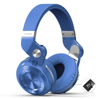 

Bluedio Hifi Sound Bluetooth Headphone Subwoofer Stereo 57MM Driver Hurricane Turbine Music Headset Support SD Card FM Radio