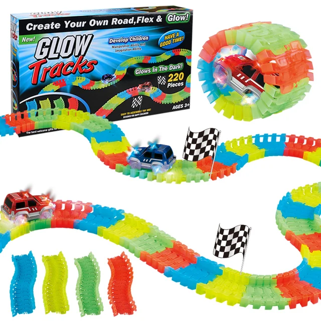 Buy Big Size Magical Glow Racing Track Set Track Car