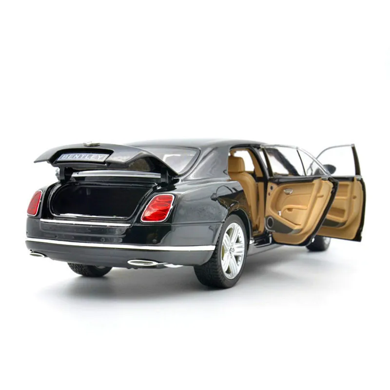 Моделирование 1:18 Bentley Mulsanne Limousine литая модель автомобиля коллекция игрушек модель автомобиля украшение подарок для детей