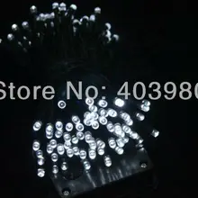 Дерево 10 компл./лот Открытый Двор Сад 12 м Солнечные 100 светодиодные Водонепроницаемый огни строки для партии празднование