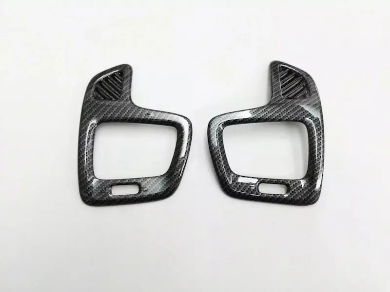 Для Jeep Компасы спереди Кондиционер Vent Выход Обложка интерьер украшают планки углеродного волокна Стикеры автомобиля Интимные аксессуары