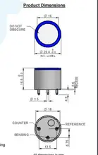 4H Hydrogen Sulfide Sensor Part Number: AC200-800