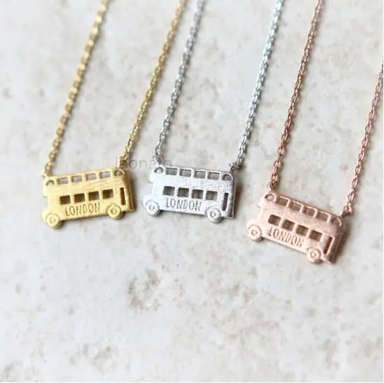 LONDON DOUBLE DECKER BUS NECKLACE  DOUBLE-DECKERS NECKLACE LONDON BUS