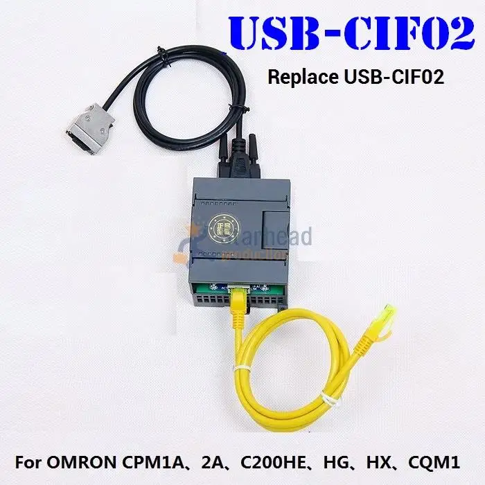 

Isolated ETH-CIF02 PLC Programming Adapter, for Ethernet to Omron CPM CQM1 PLC 20-pin, Replace USB-CIF02 Cable