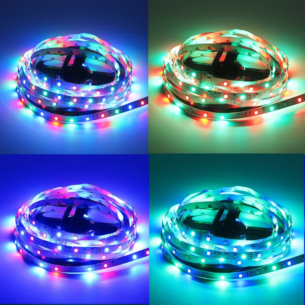 Музыкальная Светодиодная лента BOLE DENGYE RGB SMD2835 водонепроницаемая Диодная 5 м