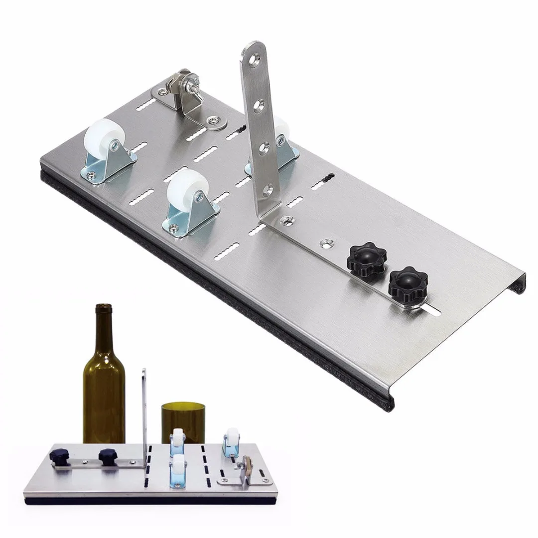 1 Set Glass Wine Bottle Cutter Stainless Steel Adjustable Cutting Machine DIY Craft Glass Cutting Tools