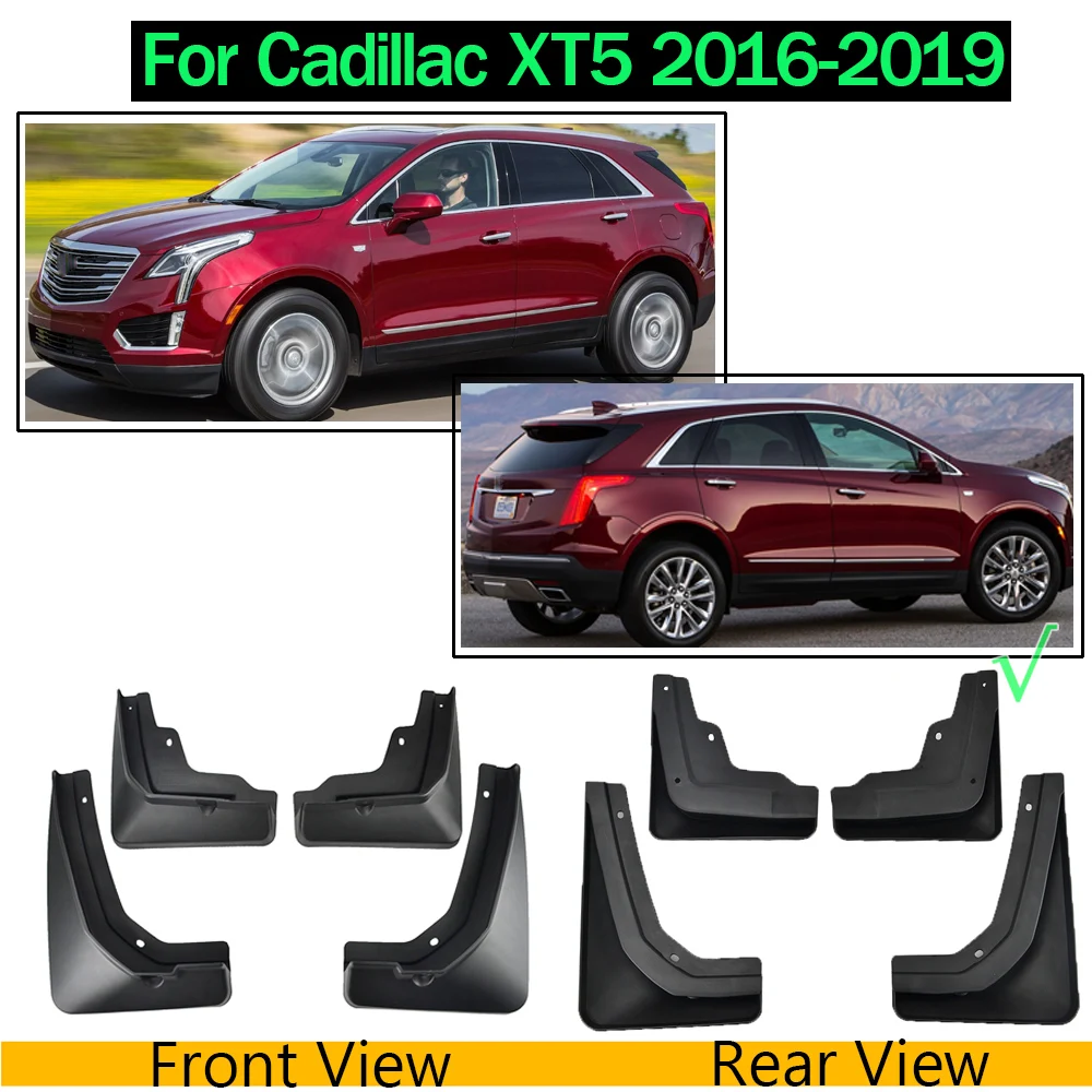 Брызговики для Cadillac XT5 16-19 SRX 10-16 CTS 10-13 Escalade 07-14 GMT900 Брызговики крыло брызговиков протектор