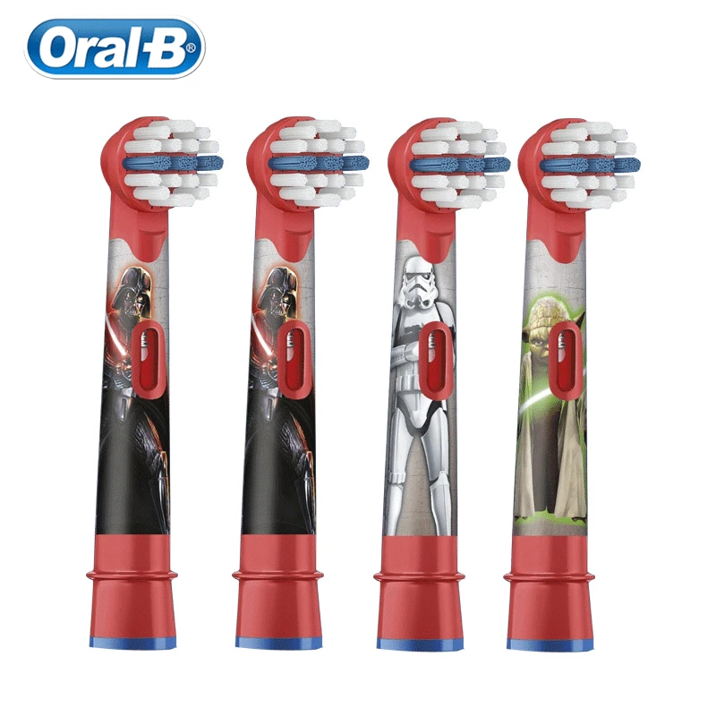 Электрическая зубная щетка Oral B для детей сменные насадки зубов серии Star Wars 3