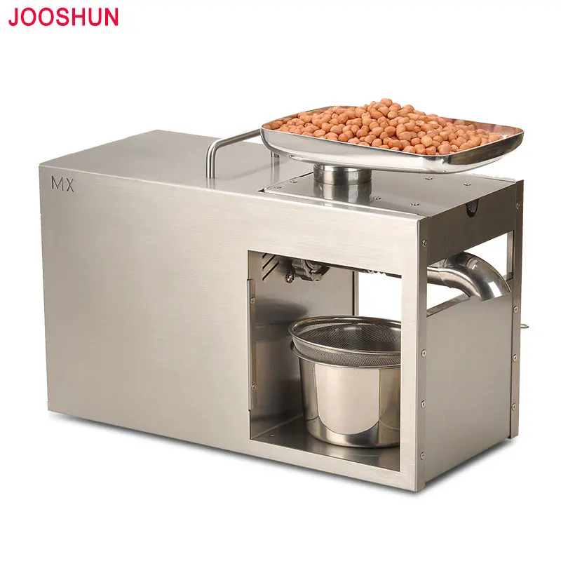 

Stainless steel Oil presser 1200W Commercial Home Flax seed Oil press machine Cold Hot press Oil machine for peanut/Olive meat