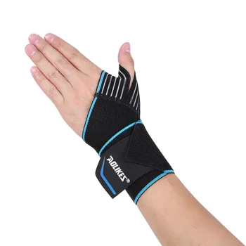 

2017 NEW AOLIKES 1pc Sports Wrist Band Wrist Support Strap Wraps Hand Sprain Wraps Bandage Fitness Training Safety Hand Bands