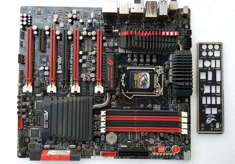  Free shipping original motherboard for ASUS Maximus V Extreme Z77 M5E LGA 1155 DDR3 USB2.0 USB3.0 3